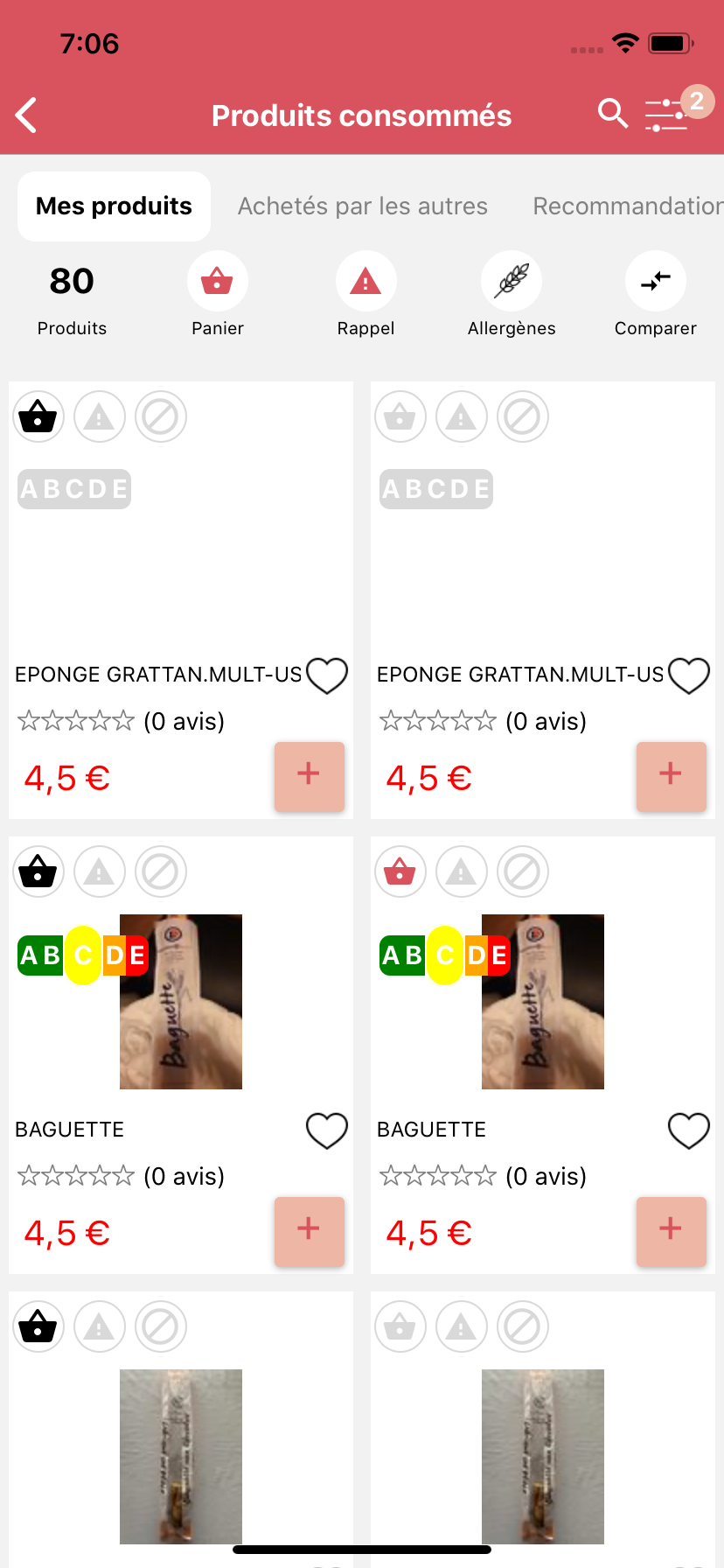 CONAI sécurité allergènes